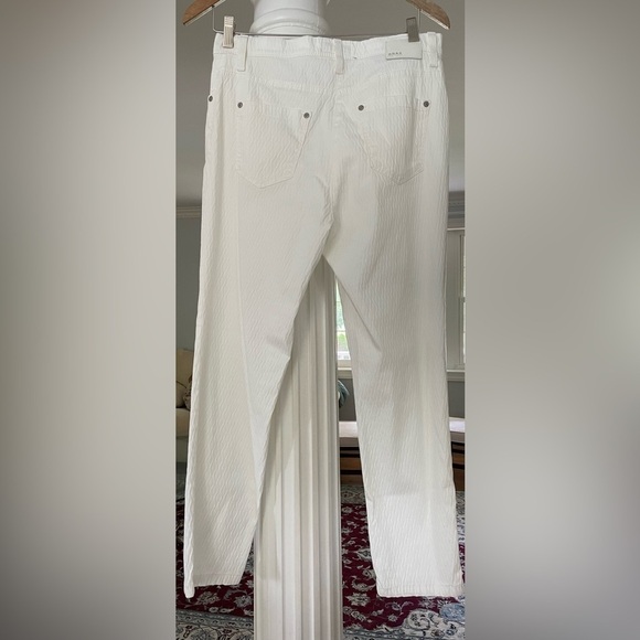 Brax women’s white pants with 5 pockets and geometric pattern size 31-32 . - Picture 2 of 10